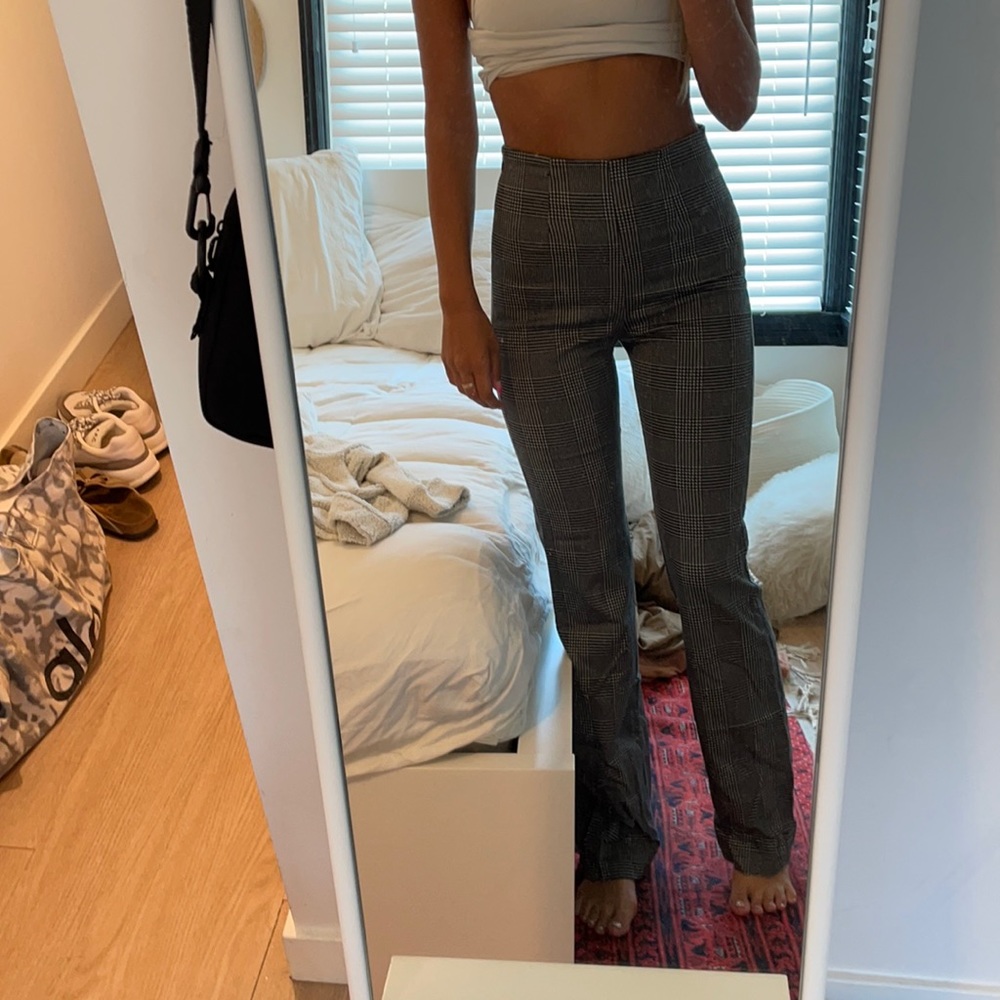 Reformation Plaid Pants